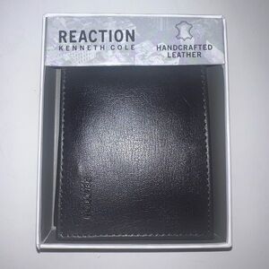New Kenneth Cole Reaction Brown Leather Wallet